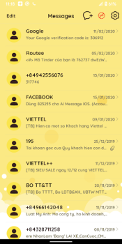 Télécharger Messages OS17 - Texting SMS Communication pour Android Capture d'écran 4