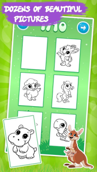 Télécharger Coloriage Enfants: Animaux Divertissement pour Android Capture d'écran 2