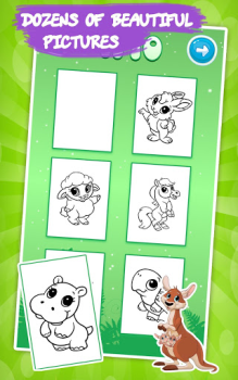 Télécharger Coloriage Enfants: Animaux Divertissement pour Android Capture d'écran 7