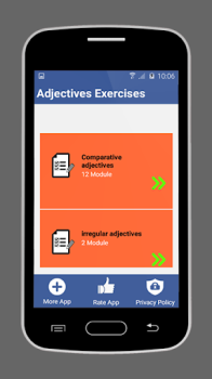 Télécharger English adjectives Exercises Éducation pour Android Capture d'écran 2