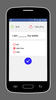 Télécharger English adjectives Exercises Éducation pour Android Capture d'écran 5