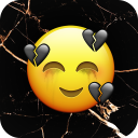 Télécharger  sad girly Emoji Background