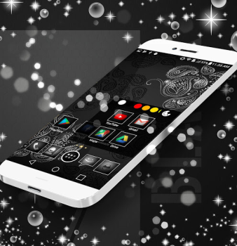 Télécharger Lanceur de thème noir Personnalisation pour Android Capture d'écran 3