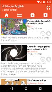 Télécharger 6 Minute English - Practice Listening Everyday Éducation pour Android Capture d'écran 6