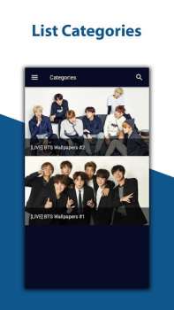 Télécharger BTS Live Wallpapers Personnalisation pour Android Capture d'écran 2