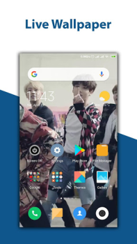 Télécharger BTS Live Wallpapers Personnalisation pour Android Capture d'écran 6