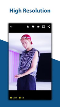 Télécharger BTS Live Wallpapers Personnalisation pour Android Capture d'écran 7