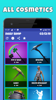 Télécharger Daily shop for Battle Royale Divertissement pour Android Capture d'écran 2