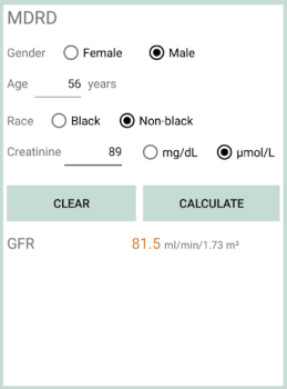 Télécharger Calculateur DFGe Médecine pour Android Capture d'écran 3