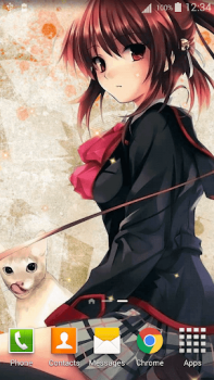 Télécharger Anime Girl Wallpaper HD Divertissement pour Android Capture d'écran 3