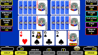 Télécharger Five Play Poker Casino pour Android Capture d'écran 3