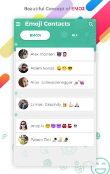Télécharger Emoji Contact Maker Communication pour Android