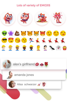 Télécharger Emoji Contact Maker Communication pour Android Capture d'écran 4