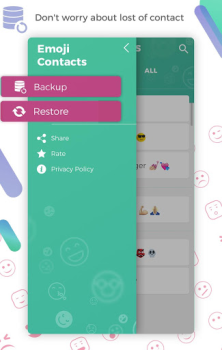 Télécharger Emoji Contact Maker Communication pour Android Capture d'écran 5
