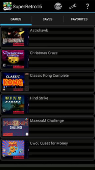 Télécharger SuperRetro16 (SNES) Outils pour Android Capture d'écran 2