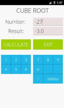 Télécharger Calculatrice racine cubique Éducation pour Android Capture d'écran 3