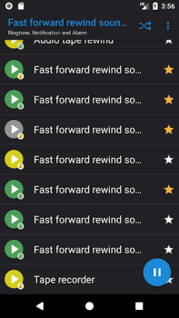 Télécharger Fast forward rewind sounds Musique et audio pour Android Capture d'écran 2