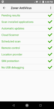 Télécharger Zoner AntiVirus Outils pour Android Capture d'écran 2