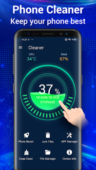 Télécharger Nettoyant pour téléphone Outils pour Android Capture d'écran 5