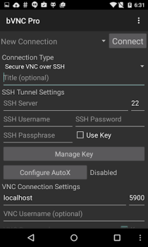 Télécharger bVNC: Secure VNC Viewer Travail pour Android Capture d'écran 2