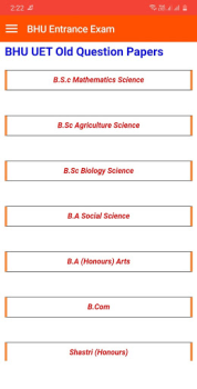 Télécharger BHU Entrance Exam Éducation pour Android Capture d'écran 5