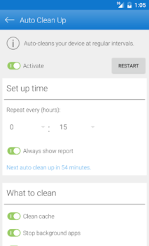 Télécharger Auto Clean Up Outils pour Android Capture d'écran 2
