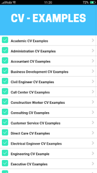 Télécharger CV Examples: PDF CV Templates Éducation pour Android Capture d'écran 6