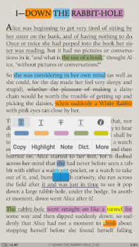 Télécharger Moon+ Reader Livres et guides pour Android Capture d'écran 3