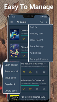 Télécharger Ebook et PDF Reader Livres et guides pour Android Capture d'écran 4