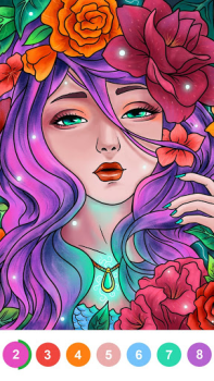 Télécharger Jeux coloriage Paint by Number Jeux de société pour Android Capture d'écran 2
