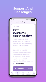 Télécharger Dare: Anxiety & Panic Attacks Santé et forme physique pour Android Capture d'écran 7
