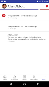 Télécharger Aeries Mobile Portal Éducation pour Android Capture d'écran 5