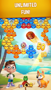 Télécharger Bubble Birds V - Color Birds Shooter Jeux de réflexion pour Android Capture d'écran 2