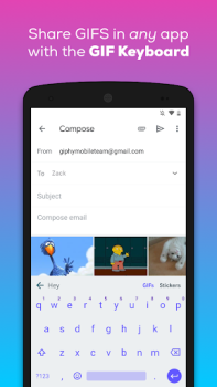 Télécharger GIPHY: GIFs, Stickers & Clips Lecteurs et éditeurs de vidéos pour Android Capture d'écran 6