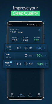 Télécharger Sleepzy : Analyse du sommeil Mode de vie pour Android Capture d'écran 5
