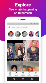 Télécharger Dubsmash Lecteurs et éditeurs de vidéos pour Android Capture d'écran 3