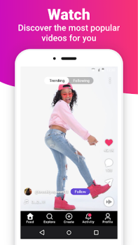 Télécharger Dubsmash Lecteurs et éditeurs de vidéos pour Android Capture d'écran 4