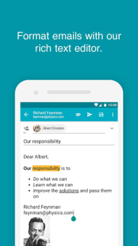 Télécharger Aqua Mail, rapide et sécurisé Communication pour Android Capture d'écran 3