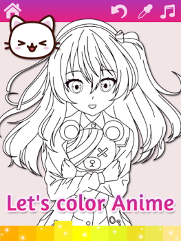 Télécharger Anime Manga Coloring Pages wit Jeux de société pour Android Capture d'écran 5