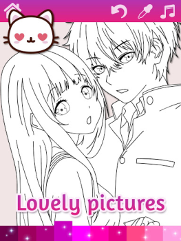 Télécharger Anime Manga Coloring Pages wit Jeux de société pour Android Capture d'écran 7