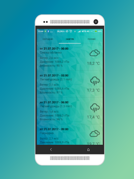 Télécharger Погода в Бресте Météo pour Android Capture d'écran 2