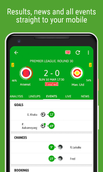 Télécharger BeSoccer - Résultats de foot Sport pour Android Capture d'écran 5