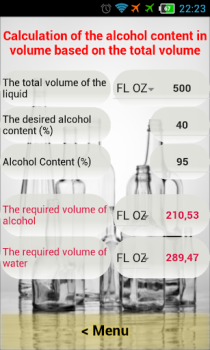 Télécharger Alcohol Calculator Outils pour Android Capture d'écran 4