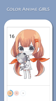 Télécharger Anime - Paint by Numbers Divertissement pour Android Capture d'écran 2