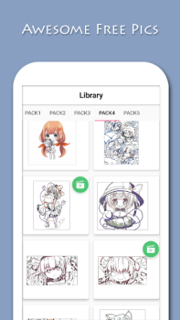 Télécharger Anime - Paint by Numbers Divertissement pour Android Capture d'écran 4