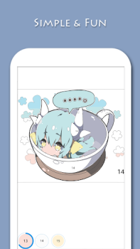 Télécharger Anime - Paint by Numbers Divertissement pour Android Capture d'écran 5