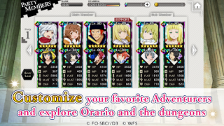 Télécharger DanMachi - MEMORIA FREESE Jeux de rôle pour Android Capture d'écran 5