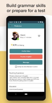 Télécharger Cambly : Anglais natif Éducation pour Android Capture d'écran 3