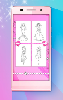 Télécharger Girls Coloring Pages Occasionnel pour Android Capture d'écran 2