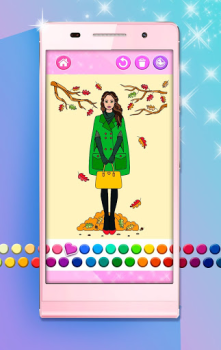 Télécharger Girls Coloring Pages Occasionnel pour Android Capture d'écran 3
